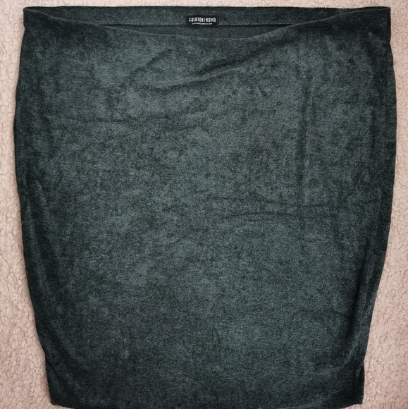 Fashion Nova Dark Grey Pencil Skirt - Picture 1 of 2